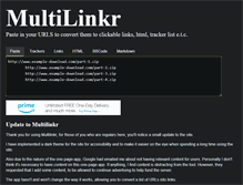 Tablet Screenshot of multilinkr.com